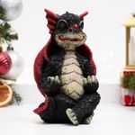 Копилка Дракончик медитирует (Черный)