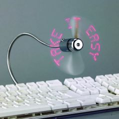 USB Вентилятор с текстовыми эффектами