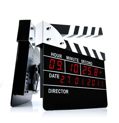 Часы Режиссерская хлопушка Часы Режиссерская хлопушка