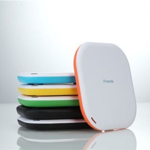 Беспроводное зарядное устройство Frunda (Белый с оранжевым) Беспроводное зарядное устройство Frunda (Белый с оранжевым)