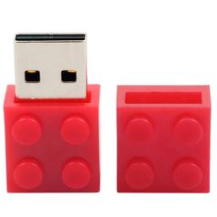 Флешка Лего 8 Гб (Красный)