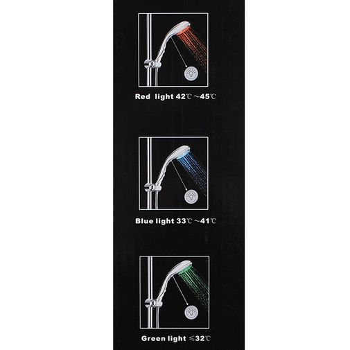 Светящаяся насадка на душ 7 цветов Светящаяся насадка на душ 7 цветов