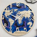 Часы World Map (45 см)