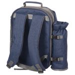 Набор для пикника Fridag на 2 персоны (темно-синий с серым)