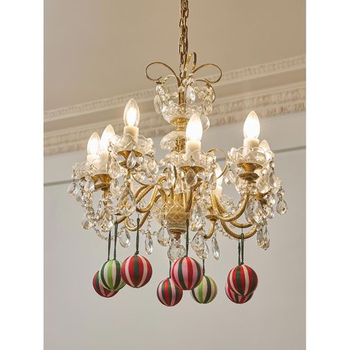 Набор елочных украшений Show time из коллекции New Year Essential, 4 шт.