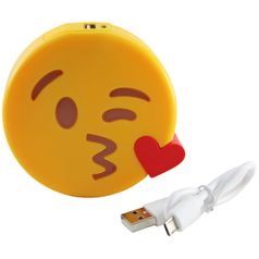 Внешний аккумулятор Power Bank Emoji Поцелуйчик