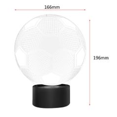 3D Лампа Футбольный мяч