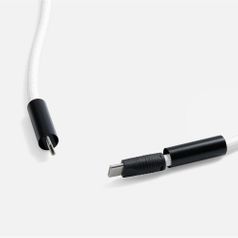 Кабель-ланьярд energyFlex Power Delivery 60 Вт (белый)