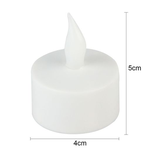 Электронные свечи (12 шт, мерцающие, с подзарядкой)