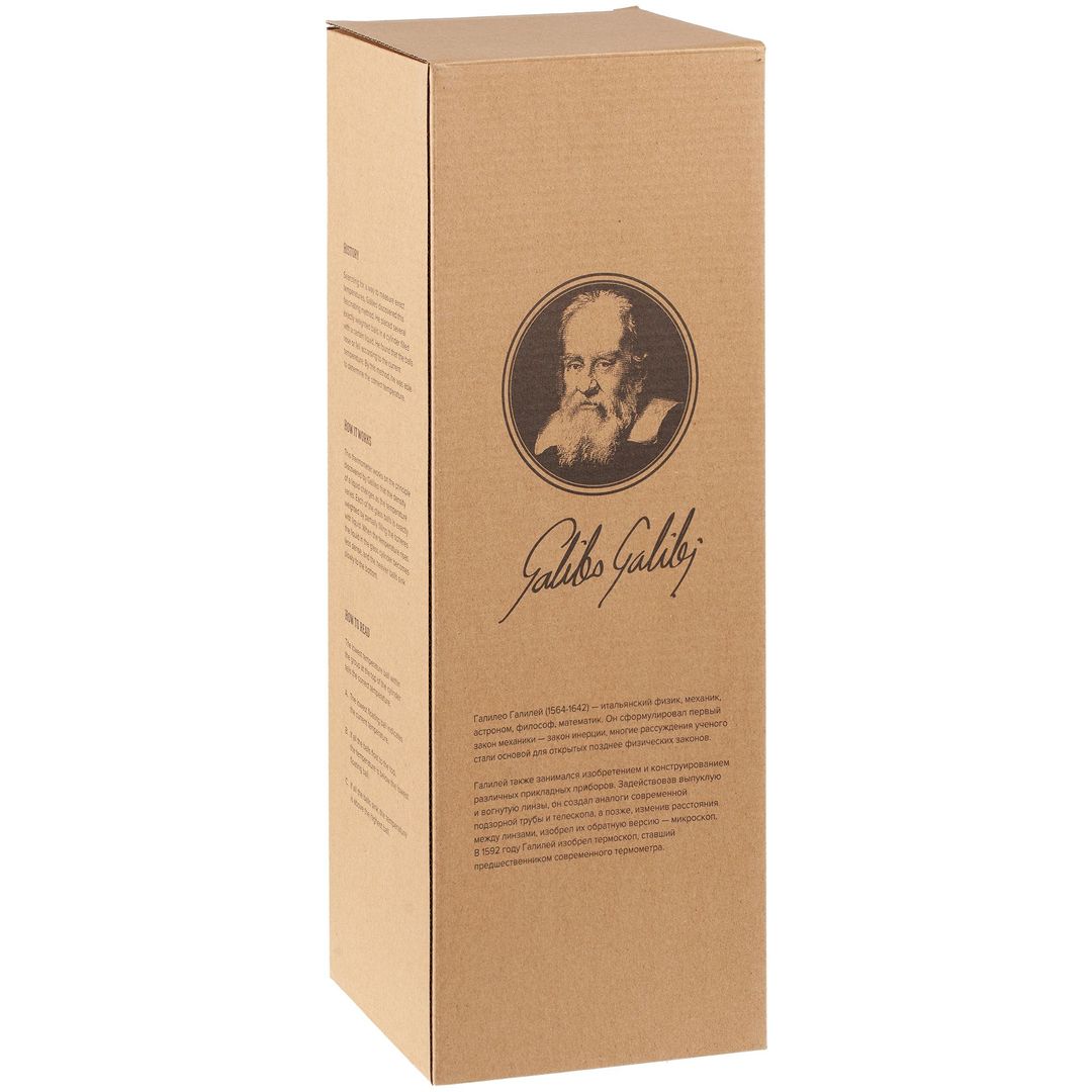 Термометр Галилея Wood Edition