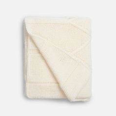 Плед Curve Verve (молочно-белый)