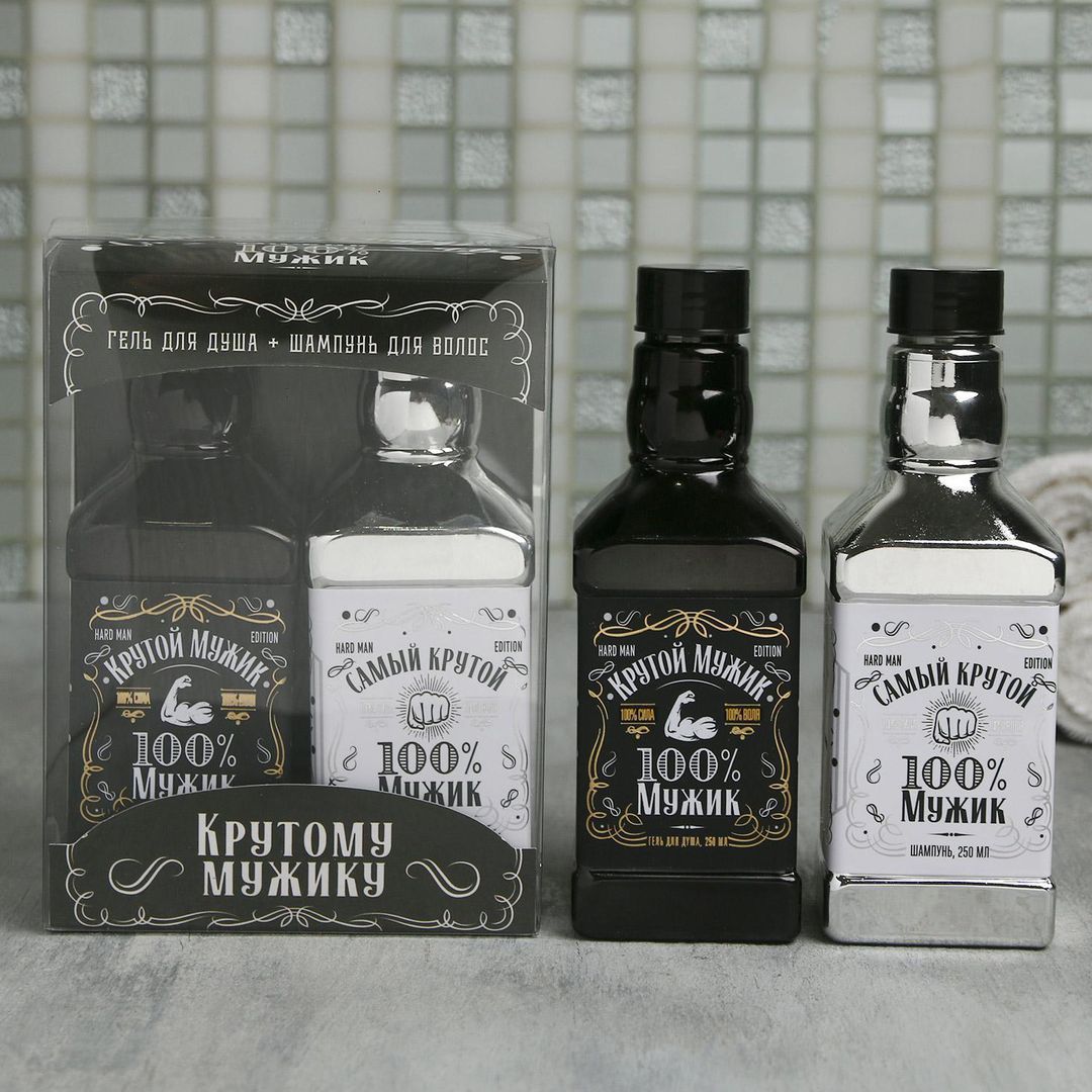 Подарочный набор Виски (гель для душа и шампунь) Подарочный набор Виски (гель для душа и шампунь)