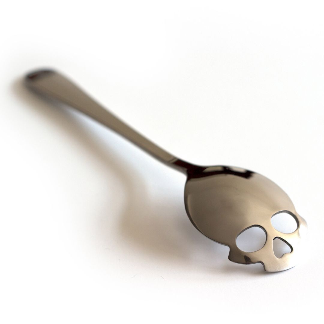 Ложка для сахара Череп Skull