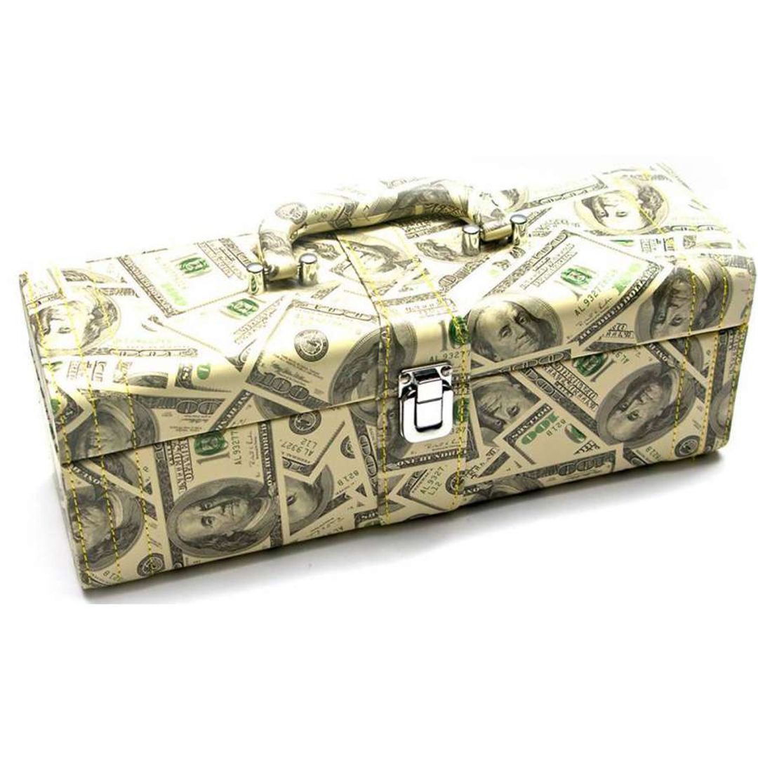 Подарочный винный кейс Доллары Подарочный винный кейс Доллары