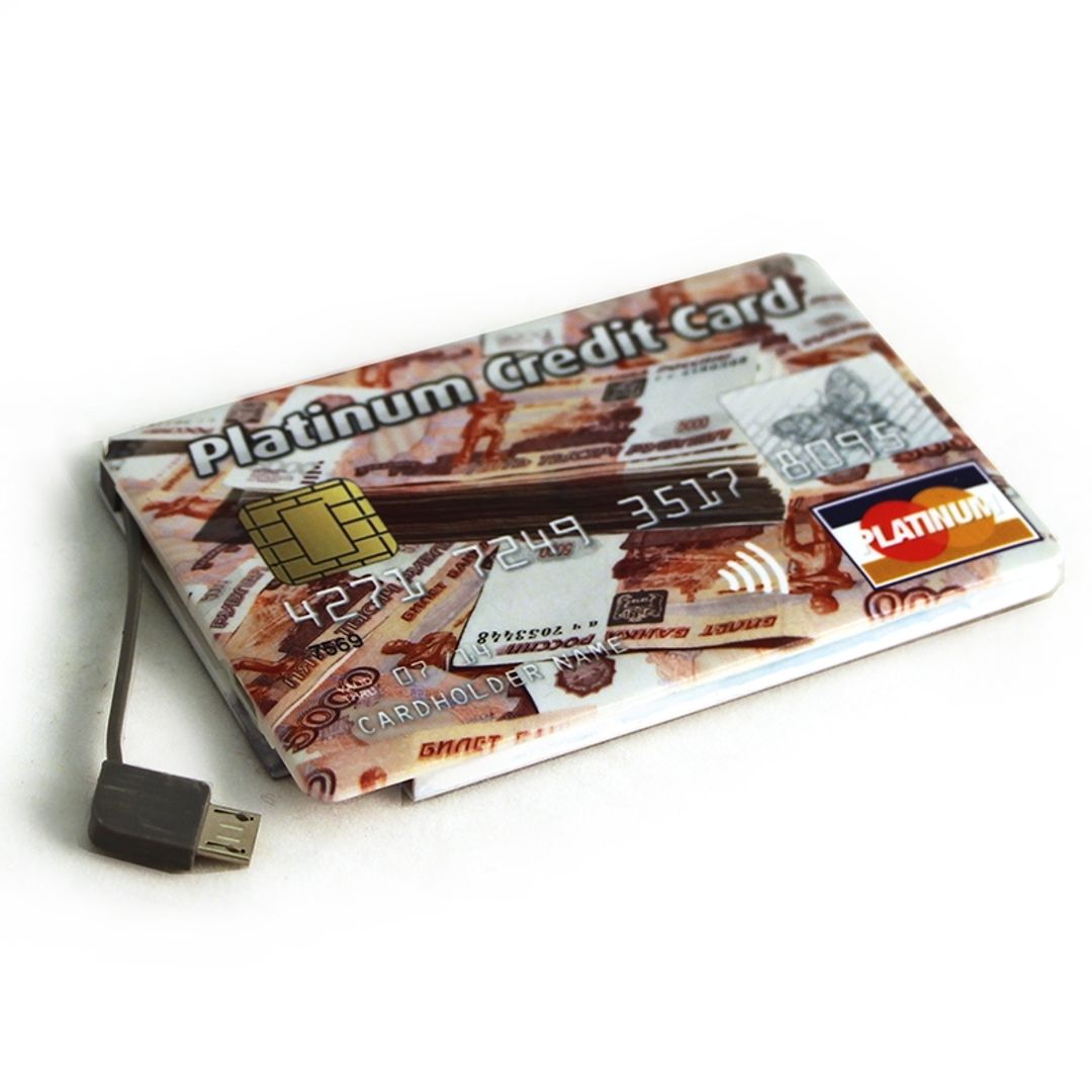 Внешний аккумулятор Power Bank Platinum Credit Card