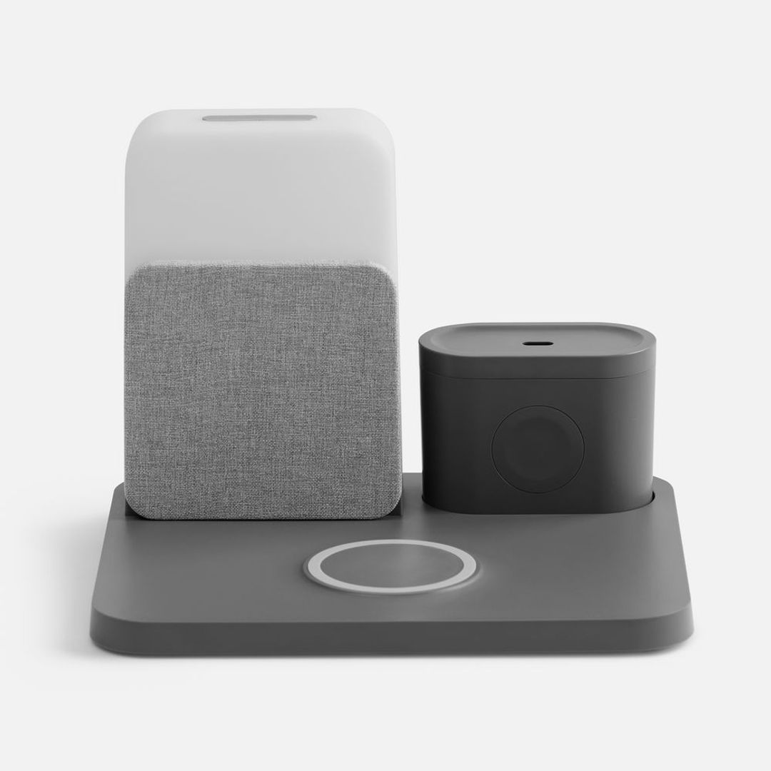 Зарядная станция с часами и подсветкой Large Charge ver.2 (серый)