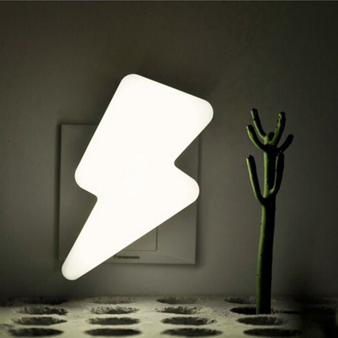 Ночник Молния (Белый с голубым) Использование Ночник Молния (Белый с голубым) Использование