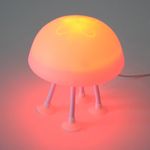 Светильник Медуза на присосках Красная подсветка