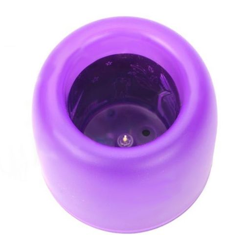 Электронная свеча (Розовая) Вид сверху