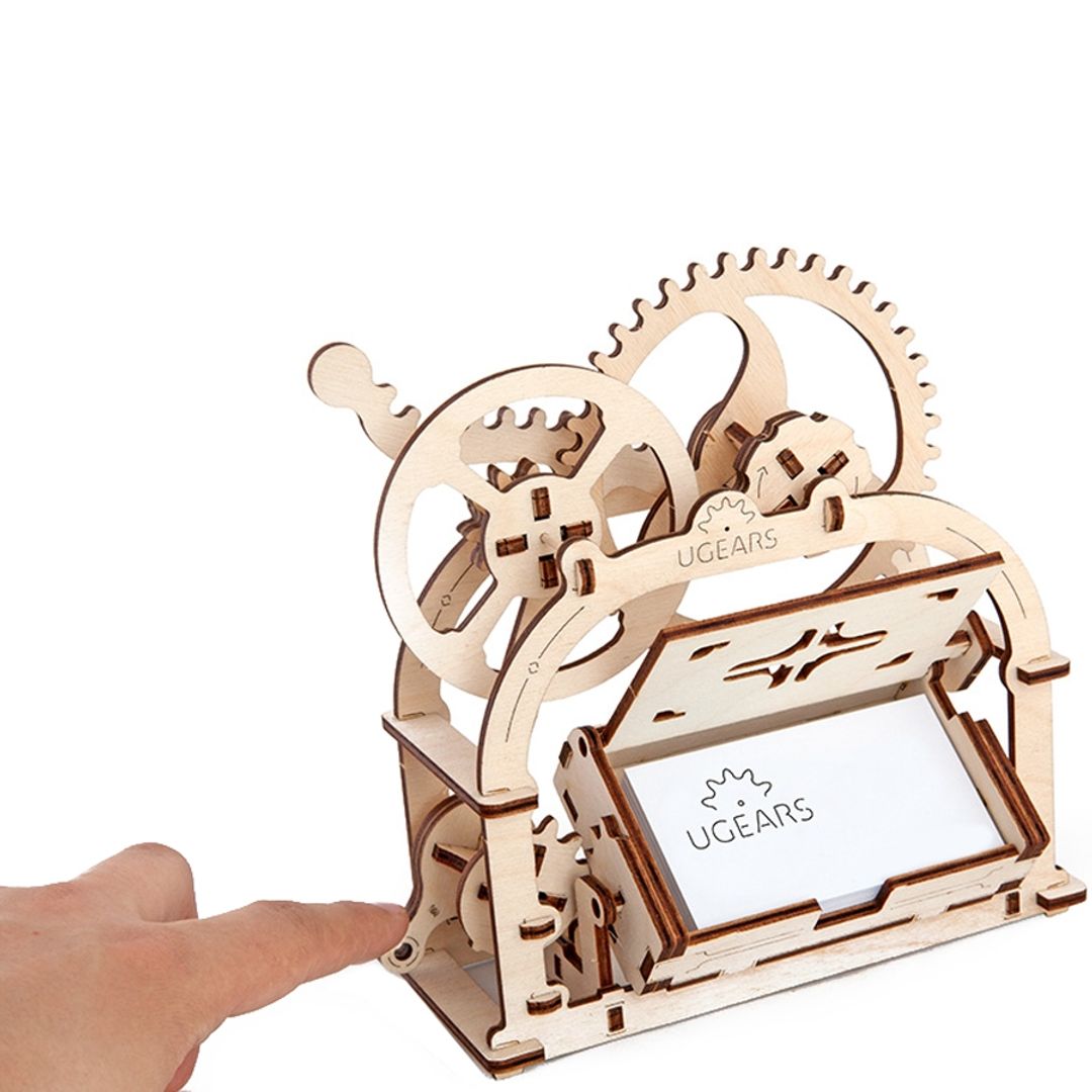 Механический 3D Пазл Ugears Шкатулка Подходит для визиток