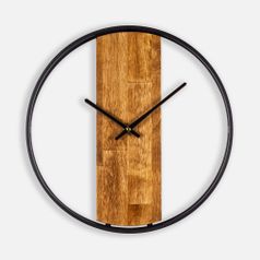 Часы Woodix (черные с коричневым)