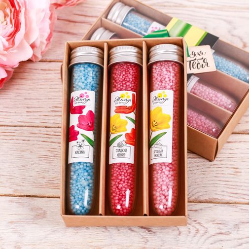 Жемчуг для ванн Для тебя (3 флакона по 30 г) Жемчуг для ванн Для тебя (3 флакона по 30 г)