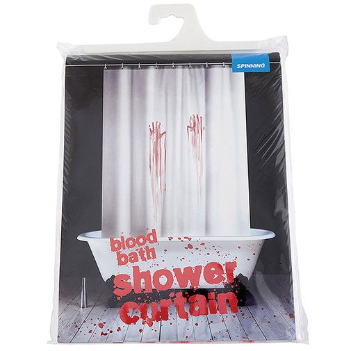 Кровавая занавеска для ванной Кровавая занавеска для ванной