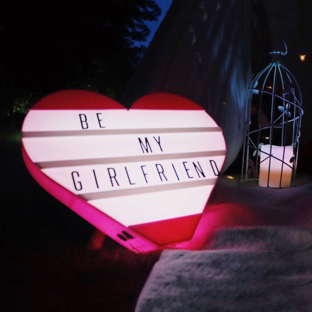 Лайтбокс со светящимися буквами Сердце Лайтбокс со светящимися буквами Сердце