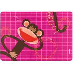 Коврик сервировочный Hello обезьянка (детский)