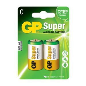 Батарейка GP Super Alkaline C (LR14)