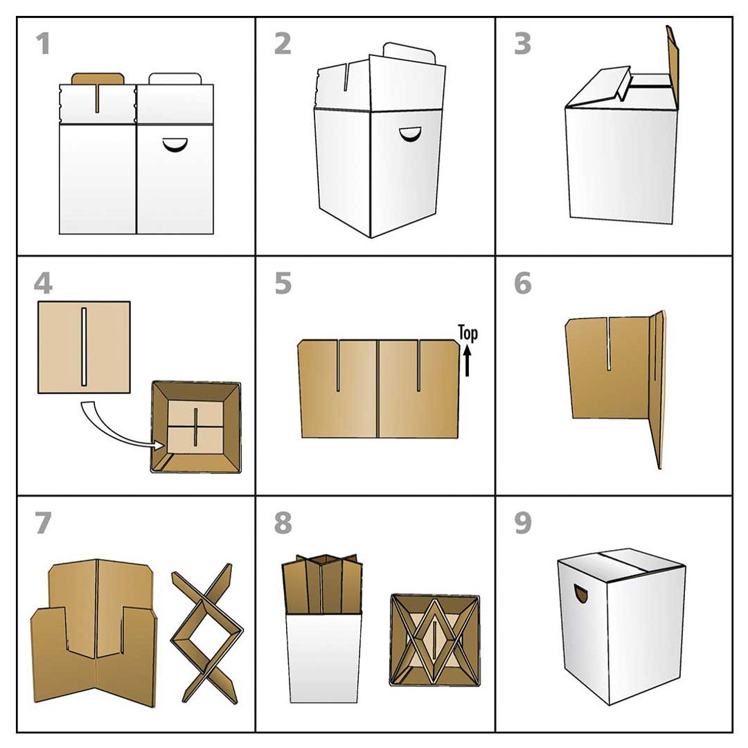 Складной картонный табурет Master Brewer Складной картонный табурет Master Brewer