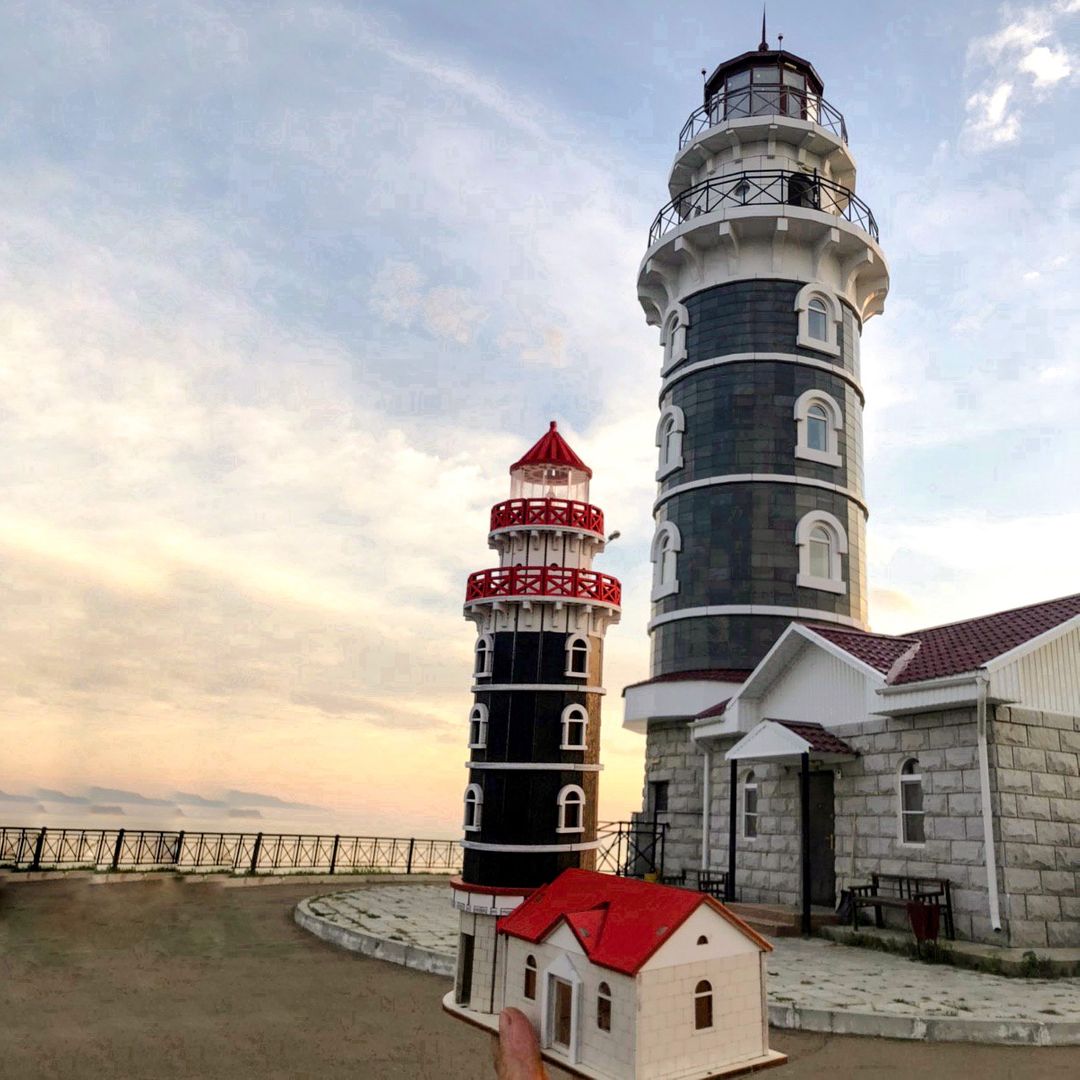 Модель сборная Маяк в пос. Турка (озеро Байкал) Модель сборная Маяк в пос. Турка (озеро Байкал)