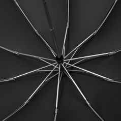 Зонт обратного сложения с ручкой-карабином Foldberry (серый) Зонт обратного сложения с ручкой-карабином Foldberry (серый)