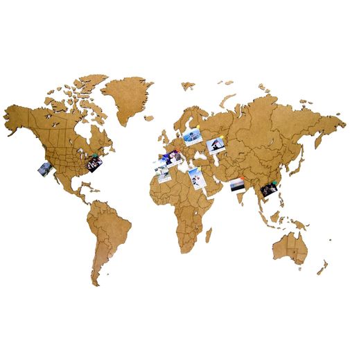 Пазл Карта мира True Puzzle Base Можно втыкать кнопки