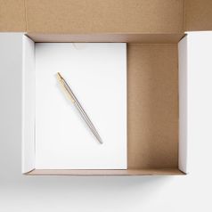 Подарочный набор Планы на счастье (белый с золотистым) Подарочный набор Планы на счастье (белый с золотистым)