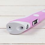 3D ручка пластик в комплекте (Розовая)