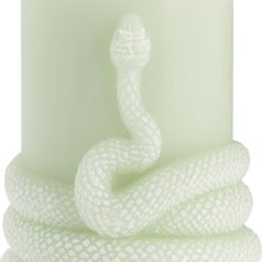 Свеча Snake Knot (Зеленая)
