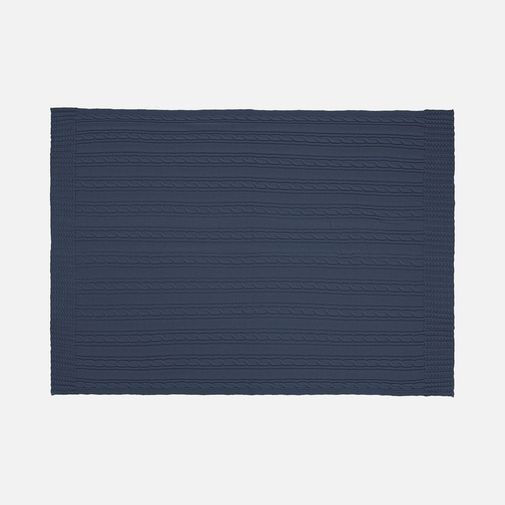 Плед Remitt (серо-синий (сланец))