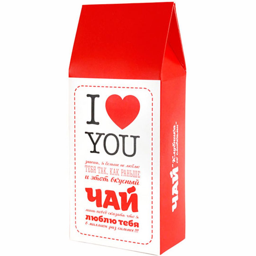Чай Клубника со сливками I love you