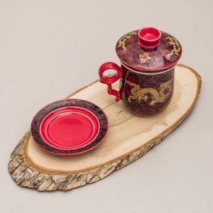 Кружка Мудрый Дракон красный