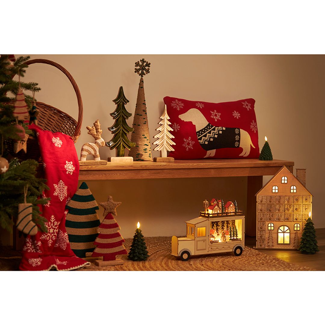 Декор новогодний с подсветкой Festive truck