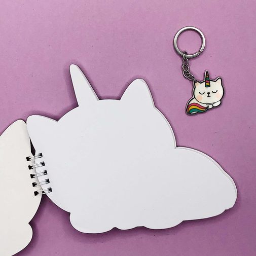 Блокнот+брелок Catcorn Блокнот+брелок Catcorn