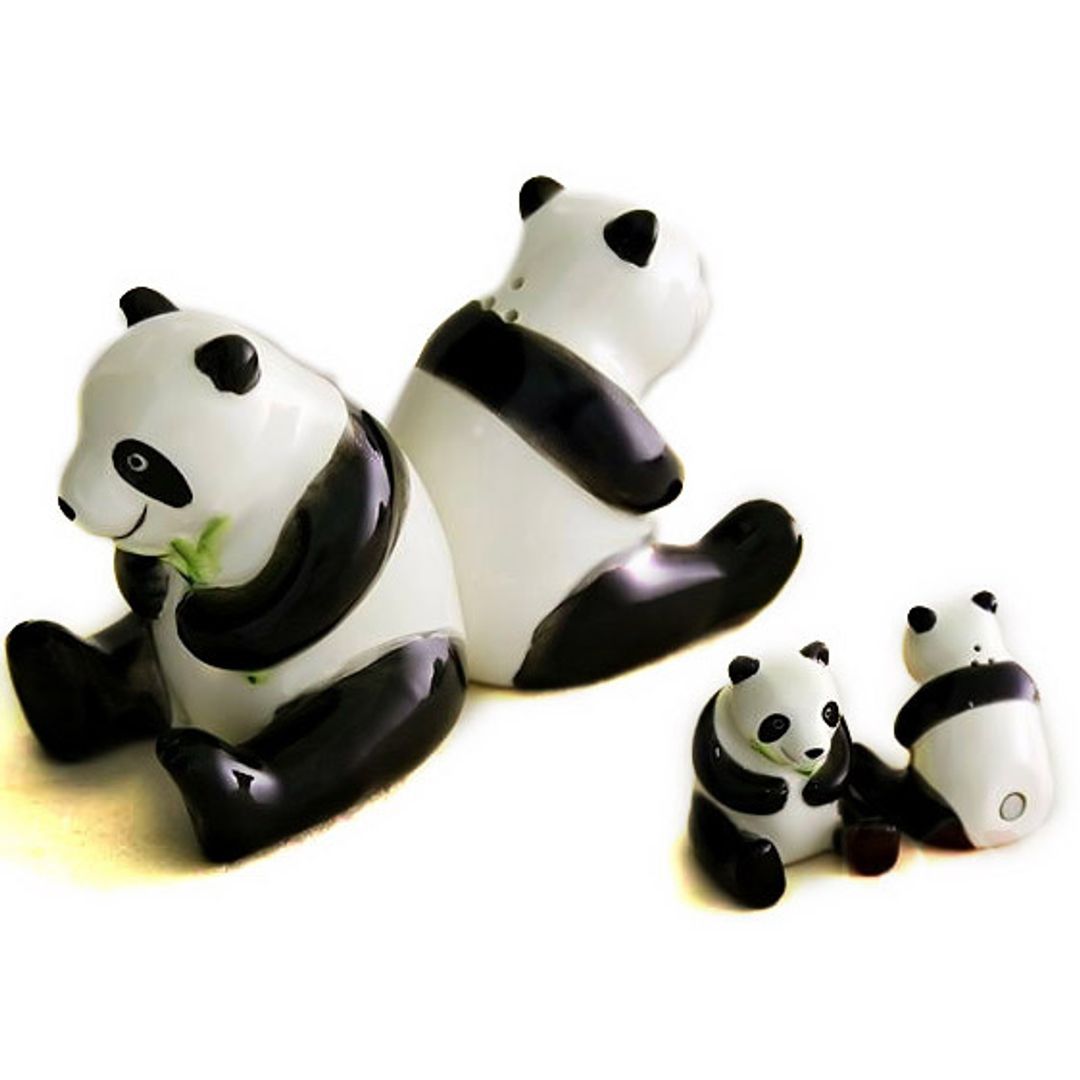 Солонка и перечница Панда