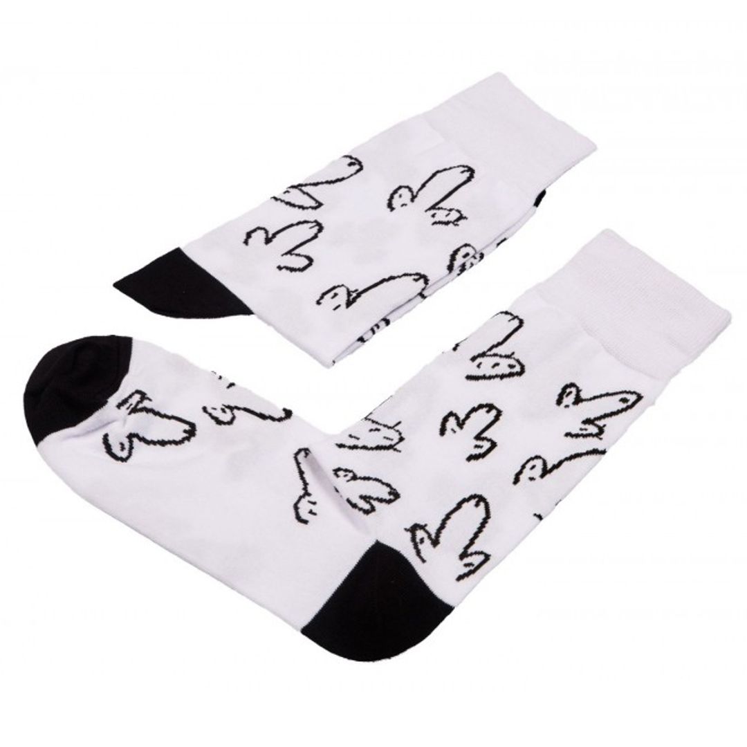 Носки Белые кактусы в ассортименте Носки Белые кактусы в ассортименте