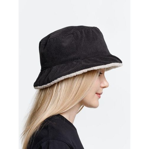 Панама Bucket двусторонняя (Темно-серая с бежевым) Панама Bucket двусторонняя (Темно-серая с бежевым)