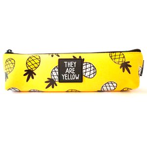 Пенал Желтые фрукты They are yellow (Ананас) Пенал Желтые фрукты They are yellow (Ананас)