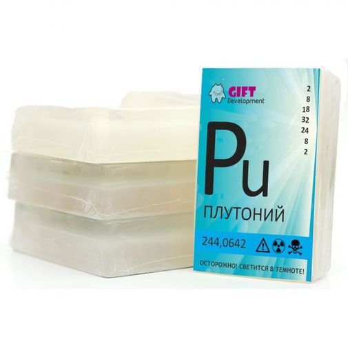 Светящееся мыло Плутоний