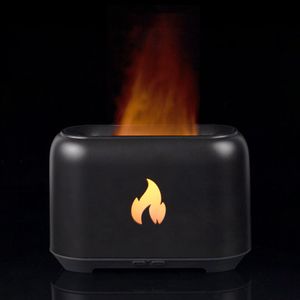 Увлажнитель-ароматизатор Fire Flick с имитацией пламени (Черный)