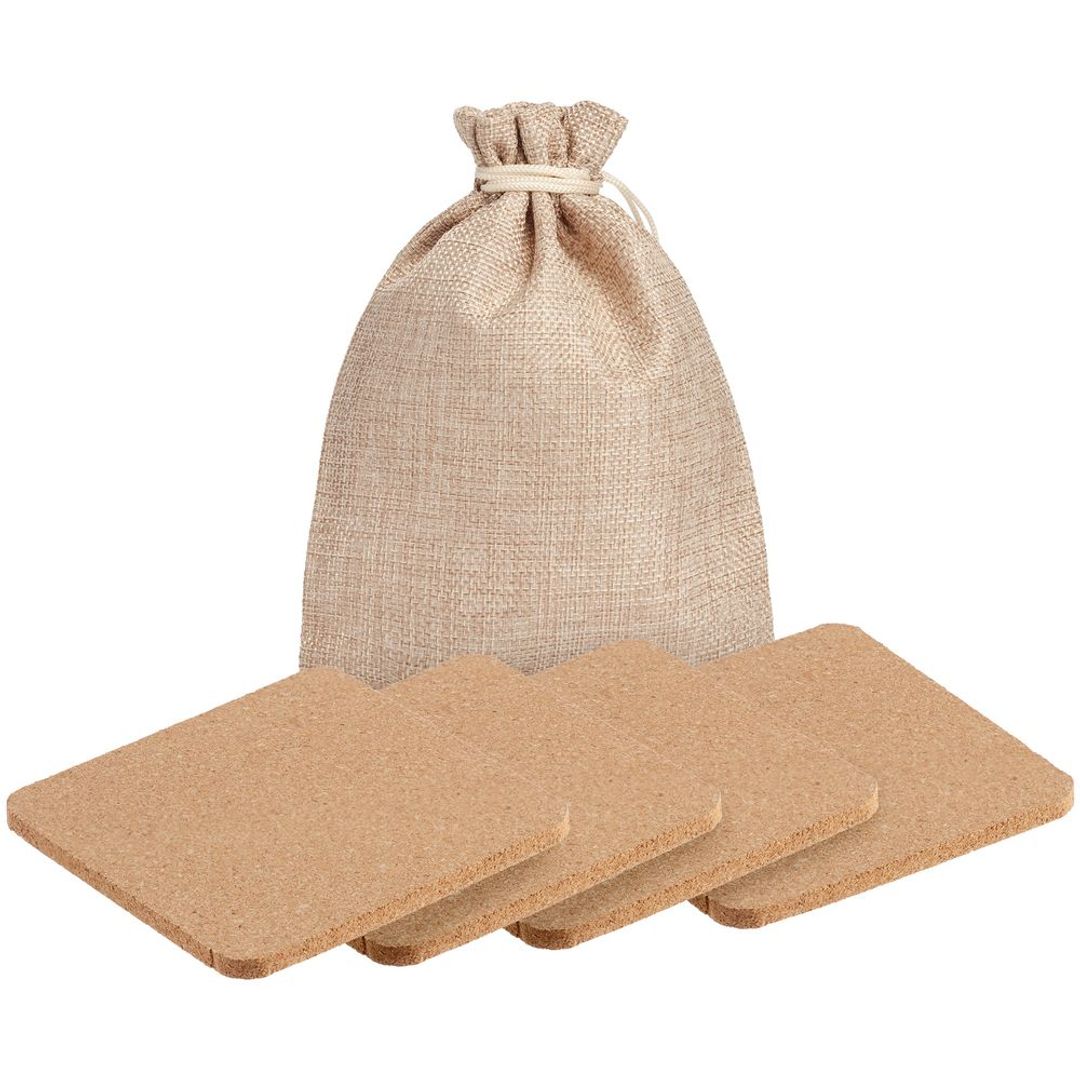 Набор из 4 костеров Suberic (Квадрат)