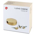 Набор доски и приборов для сыра I Love Cheese